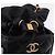 CHANEL Matelasse Chain Shoulder Pouch Lamb Skin Black Gold Tone CC Auth 196470M Nero - vista 15