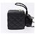 CHANEL Matelasse Chain Shoulder Pouch Lamb Skin Black Gold Tone CC Auth 196470M Nero - vista 4