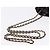 CHANEL Matelasse Chain Shoulder Pouch Lamb Skin Black Gold Tone CC Auth 196470M Nero - vista 7