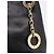 Céline Borsa a tracolla CELINE in pelle nera e oro Auth 193354 Nero D'oro - vista 15