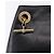 Céline Borsa a tracolla CELINE in pelle nera e oro Auth 193354 Nero D'oro - vista 16