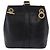 Céline Borsa a tracolla CELINE in pelle nera e oro Auth 193354 Nero D'oro - vista 3