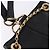Céline Borsa a tracolla CELINE in pelle nera e oro Auth 193354 Nero D'oro - vista 9