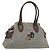 Borsa a mano FENDI Canvas Gray Brown 8BN162 Auth 196102 Marrone