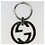 Portachiavi GUCCI Interlocking G Metallo Silver Auth 196162A Argento - vista 4