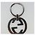 Portachiavi GUCCI Interlocking G Metallo Silver Auth 196162A Argento - vista 8