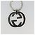 Portachiavi GUCCI Interlocking G Metallo Silver Auth 196162A Argento - vista 9