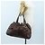 Borsa Tote PRADA in pelle marrone tono oro Auth 195768M - vista 30