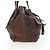 Borsa Tote PRADA in pelle marrone tono oro Auth 195768M - vista 4