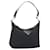 Borsa a Tracolla PRADA Nylon Black Silver Auth 196016A Nero Argento
