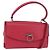 Borsa Salvatore Ferragamo Gancini in pelle 2way Rosa Argento Auth 196831V