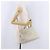 Borsa a mano Miu Miu Matelassé in pelle 2way Beige Gold Auth ka5616V D'oro - vista 24