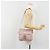 Borsa a tracolla PRADA Nylon Rosa Argento Auth 194319A - vista 28