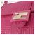 Borsa a tracolla FENDI Mamma Baguette in pelle Pink Gold Auth 196359M - vista 15