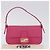 Borsa a tracolla FENDI Mamma Baguette in pelle Pink Gold Auth 196359M - vista 26
