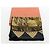 Hermès Foulard HERMES Carre 90 « L'OR DES CHEFS » Seta Nero Auth 195923M - vista 16