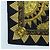 Hermès Foulard HERMES Carre 90 « L'OR DES CHEFS » Seta Nero Auth 195923M - vista 8