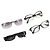 Occhiali da sole GUCCI Christian Dior Balenciaga Set da 4 Nero Marrone grigio Auth BA14527