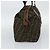Borsa Tote FENDI Zucca Canvas Marrone Nero Auth 195234A - vista 4