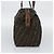 Borsa Tote FENDI Zucca Canvas Marrone Nero Auth 195234A - vista 5
