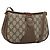 Borsa GUCCI GG Supreme Web Sherry Line PVC Beige Oro 116 02 024 Auth 195582 D'oro