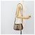 Borsa GUCCI GG Supreme Web Sherry Line PVC Beige Oro 116 02 024 Auth 195582 D'oro - vista 22
