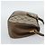Borsa GUCCI GG Supreme Web Sherry Line PVC Beige Oro 116 02 024 Auth 195582 D'oro - vista 5