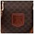 Céline Borsa a mano CELINE Macadam Canvas PVC Pelle Marrone Oro Auth 195723A D'oro - vista 15