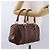 Céline Borsa a mano CELINE Macadam Canvas PVC Pelle Marrone Oro Auth 195723A D'oro - vista 21