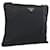 Borsa a tracolla PRADA Nylon Black Silver Auth 196147A Nero Argento