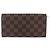 LOUIS VUITTON Damier Ebene Portefeuille Sarah Long Wallet N60491 LV Auth 194471A - vista 2