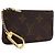 LOUIS VUITTON Monogram Pochette Cles Coin Purse M60033 LV Auth 180957 Monograma