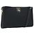 Borsa a Tracolla Christian Dior Trotter Canvas Nero Oro Auth 186956