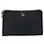 Borsa a Tracolla Christian Dior Trotter Canvas Nero Oro Auth 186956 - vista 2