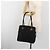 Céline Borsa Tote Circle CELINE Nylon Nero Oro Auth 195054A D'oro - vista 23