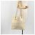 Borsa Tote CHANEL Patchwork Chain Tweed Ivory Gold CC Auth 195106SM D'oro Crudo - vista 24