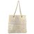 Borsa Tote CHANEL Patchwork Chain Tweed Ivory Gold CC Auth 195106SM D'oro Crudo - vista 3