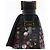 Borsa a tracolla FENDI Mamma Baguette Nylon e Paillettes 2 vie Marrone Oro Auth 196362SM D'oro - vista 14