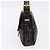 Borsa a tracolla FENDI Mamma Baguette Nylon e Paillettes 2 vie Marrone Oro Auth 196362SM D'oro - vista 4