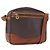 Borsa a tracolla LOEWE PVC Brown Gold Silver Auth 195697 Marrone Argento D'oro