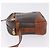 Borsa a tracolla LOEWE PVC Brown Gold Silver Auth 195697 Marrone Argento D'oro - vista 4