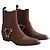Botas Santiags Paris Texas de cuero marrón Castaño - vista 3