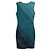 Autre Marque Conjunto de casaco e vestido de malha de viscose e lã St. John Turquoise / Teal Multi Azul - vista 6