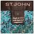 Autre Marque Conjunto de casaco e vestido de malha de viscose e lã St. John Turquoise / Teal Multi Azul - vista 7