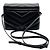 Borsa a tracolla Toy LouLou in pelle nera Saint Laurent Nero - vista 3