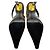 Saint Laurent Vernice Gloss Dune 110 Slingback Pumps Marrone - vista 6