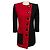 Saint Laurent Noir / Rouge Colorblock Button Front Wool Coat Multiple colors