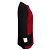 Saint Laurent Noir / Rouge Colorblock Button Front Wool Coat Multiple colors - view 2