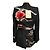 Blazer Alexander McQueen ricamato con rose multicolore nero / rosa / rosso - vista 3