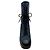 Stivaletti combat stringati in denim blu e pelle nera Chanel - vista 4